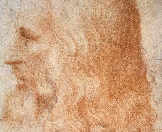 Leonardo da Vinci - Porträt von Francesco Melzi <br>© Wikimedia Commons (Francesco Melzi [PD])
