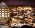 Blick von der Restaurantterrasse auf die Altstadt von Matera <br>© Kulturtouristik (Hotel)