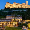 Abendstimmung in Ihrer Residenz mit Blick auf Assisi <br>© Kulturtouristik (Hotel)