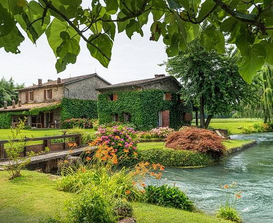 Romantisches Hideaway am idyllischen Fluss zwischen Gardasee und Mantua